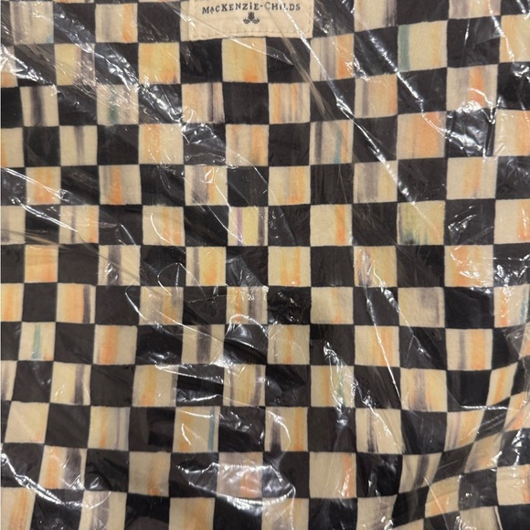 MacKenzie Childs Courtly Check Carryall Bag - Picture 5 of 7